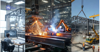 Этапы производства металлоконструкций: от чертежей до монтажа